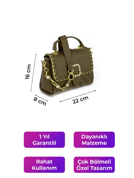 Kriste Bell Kadın Çanta Taupe 26498 - 2