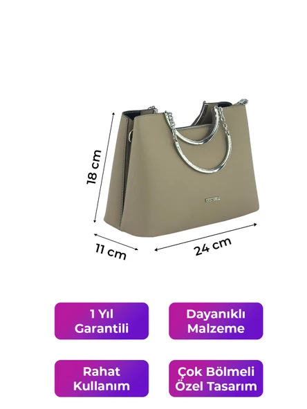 Kriste Bell Kadın Çanta Vizon 7140 - 2