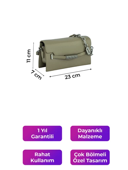 Kriste Bell Kadın Çanta Taupe 26462 - Resim 2