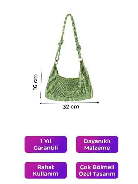 Kriste Bell Kadın Çanta Yeşil 26393 - 2