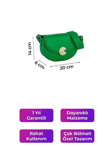 Kriste Bell Kadın Çanta Yeşil 26414 - 2