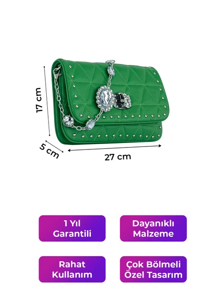 Kriste Bell Kadın Çanta Yeşil 26410 - 2