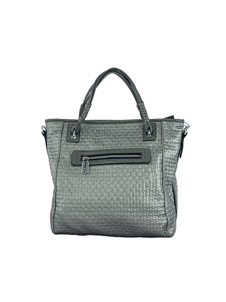 Kriste Bell Kadın Omuz Çanta Kurşun 26507 - Resim 3