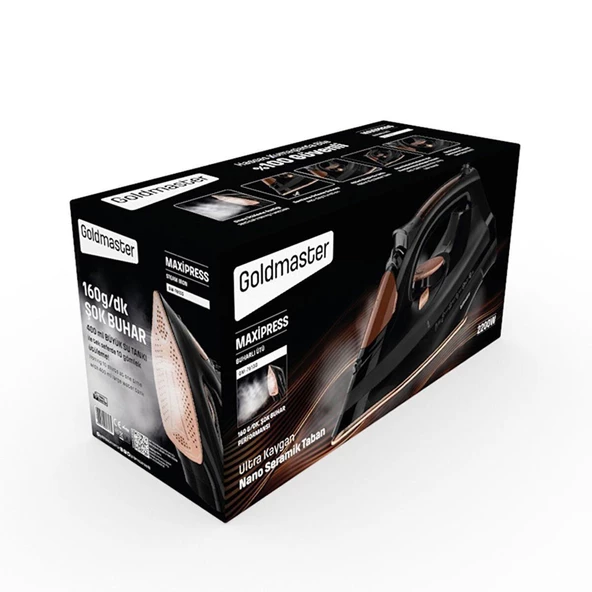 Goldmaster Maxipress Ütü + Vals Ütü - Elk-05478 - 4