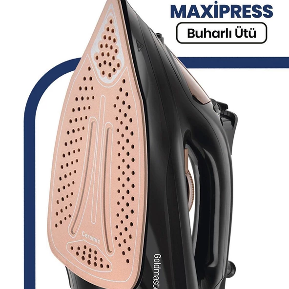 Goldmaster Maxipress Ütü + Vals Ütü - Elk-05478 - 2