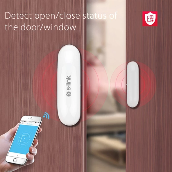 S-Link Swapp SL-EG01 Akıllı Ev güvenliği Kablosuz Kapı Pencere Manyetik Sensör - 32840 - 3