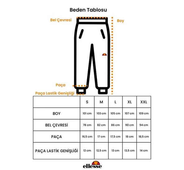 Ellesse Erkek Eşofman Altı Gri - 9