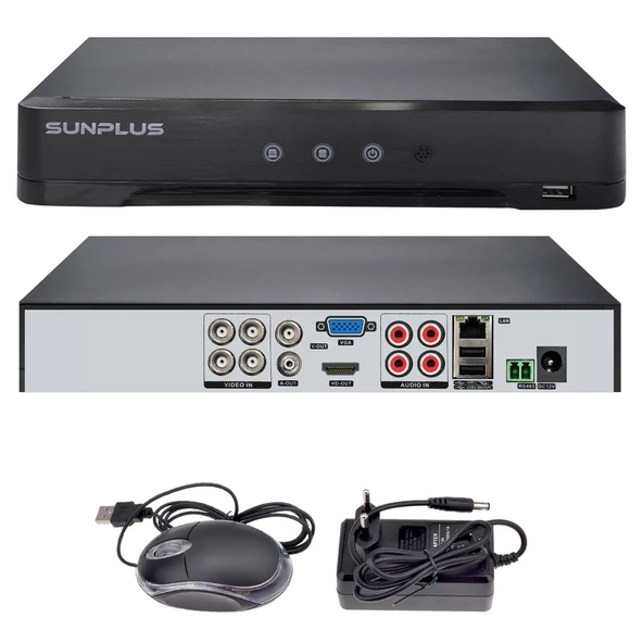 Sunplus Sp-4200 Ahd Dvr Kayıt Cihazı 4 Kanal 5Mp Xmeye