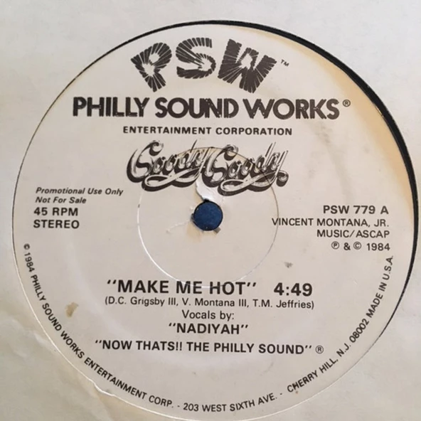 Philly Sound - Goody Goody – Make Me Hot Funk soul Disco Vinly  plak alithestereo