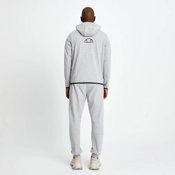 Ellesse Erkek Sweatshirt Fermuarlı Kapüşonlu Gri - 6