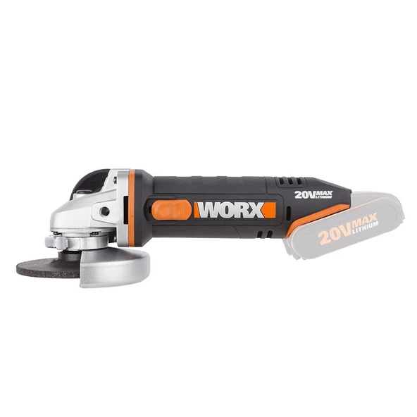 WORX WX800.9 20Volt 115mm Profesyonel Avuç Taşlama (Akü Dahil Değildir) - Resim 2