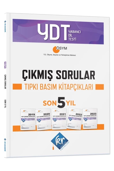 YDT Çıkmış Sorular Son 5 Yıl Tıpkı Basım Fasikülleri KR Akademi Yayınları