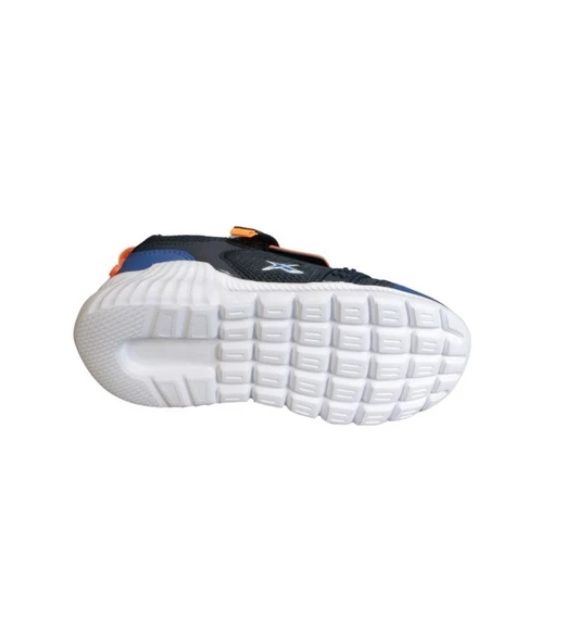KİNETİX Erkek Çocuk Beyaz Lacivert Çırtlı Rahat Hafif Comfort Taban Sneacer Spor Ayakkabı - 9