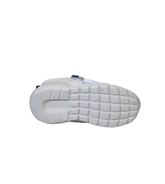 KİNETİX Erkek Çocuk Beyaz Lacivert Çırtlı Rahat Hafif Comfort Taban Sneacer Spor Ayakkabı - 10