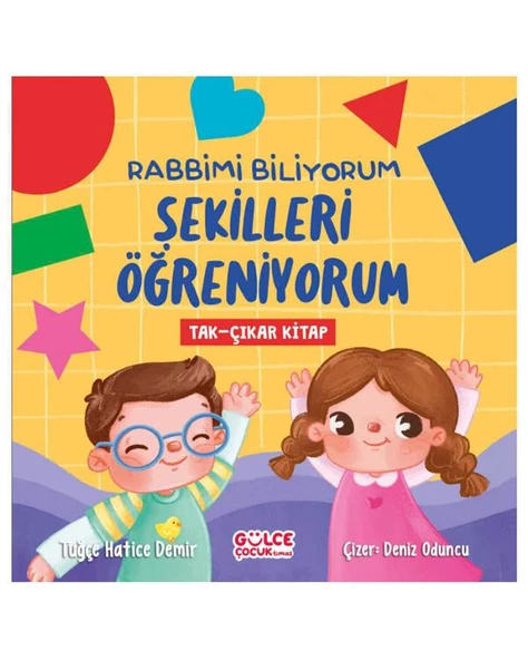 Rabbimi Biliyorum Şekilleri Öğreniyorum Tak Çıkar Kitap