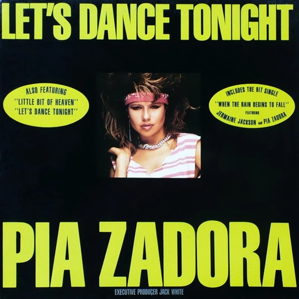 Pia Zadora – Let's Dance Tonight -  Synth-pop, Soundtrack Vinly Plak alithestereo