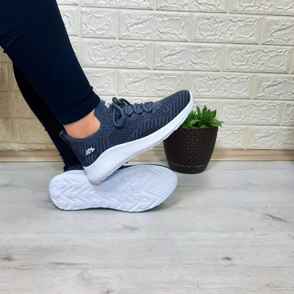 M.P 1501 Füme Renk Fuspetli Rahat ve Hafif Bayan Spor Ayakkabı - 2