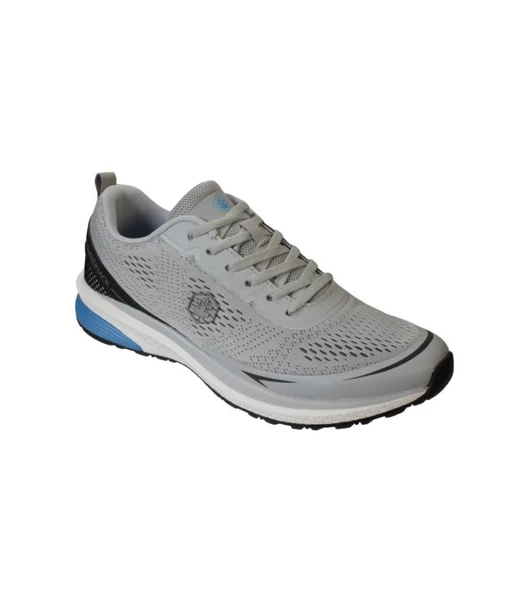 LUMBERJACK Erkek Gri Siyah Sneaker Memory Taban Spor Yürüyüş Ayakkabı - 2