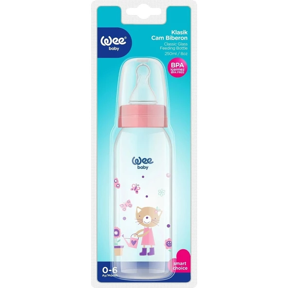 Wee Baby Klasik Cam Biberon 250ml  Kod:876 - 10