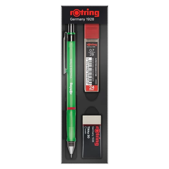 Rotring Visuclick Okul Seti Uç+ Silgi Hediyeli Versatil Seti 0.7 - 5