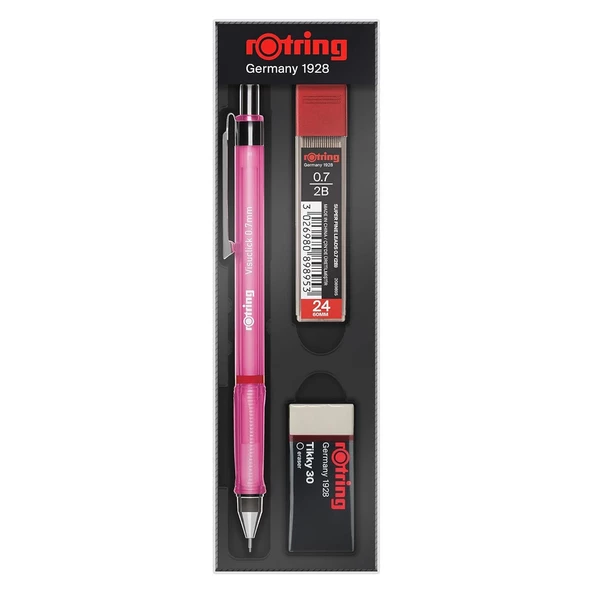 Rotring Visuclick Okul Seti Uç+ Silgi Hediyeli Versatil Seti 0.7 - 4