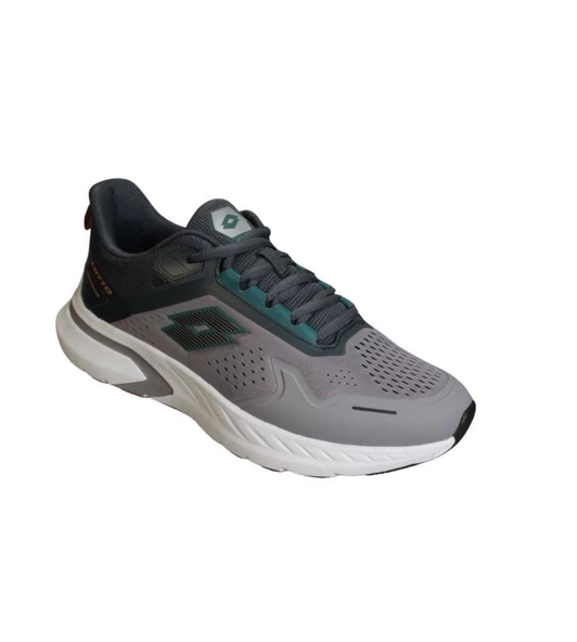 LOTTO Erkek Gri Siyah Sneaker Comfor Taban Spor Yürüyüş Ayakkabısı - 4