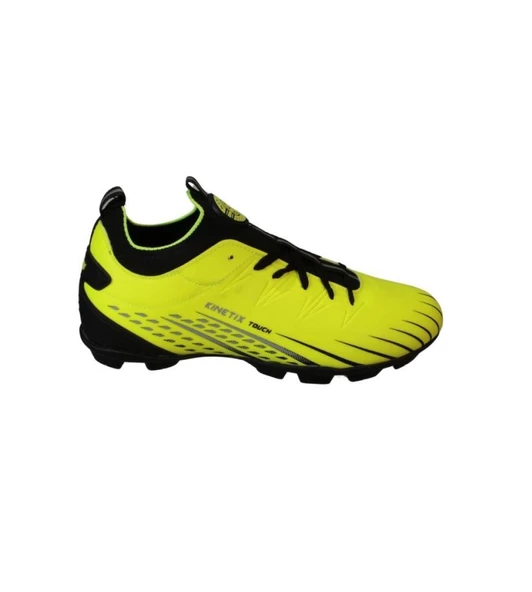 KİNETİX Erkek Siyah Neon Sarı Bileği Lastikli Krampon - 5