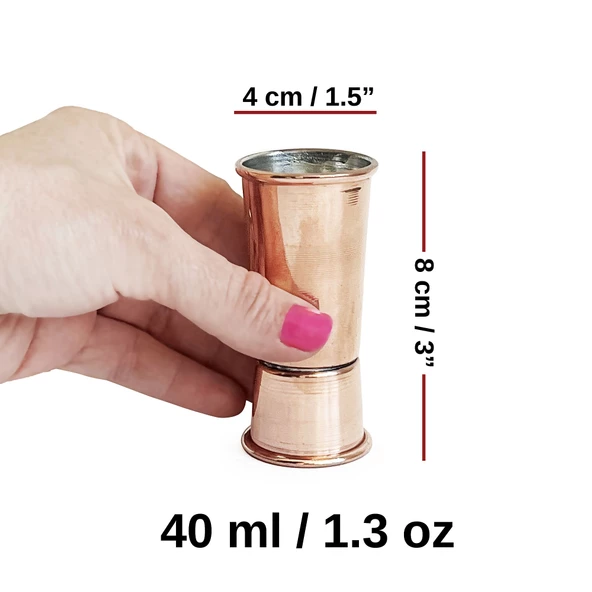 Shark Anatolia Bakır Shot Bardağı 40ml - 4