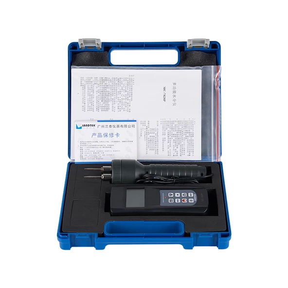 LANDTEK Profesyonel Ahşap Kereste Toprak Tahıl Tütün Talaş Nem Ölçer Çekiçli - 3