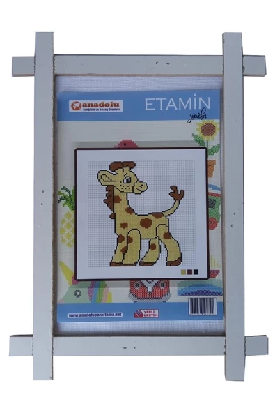 Etamin Seti 23x30 cm 1 Paket Kaneviçe Seti Etamin Kiti Okul Hobi Elişi Sanatsal - 11