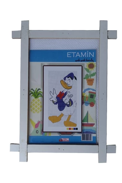 Etamin Seti 23x30 cm 1 Paket Kaneviçe Seti Etamin Kiti Okul Hobi Elişi Sanatsal