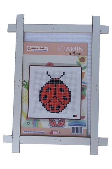 Etamin Seti 23x30 cm 1 Paket Kaneviçe Seti Etamin Kiti Okul Hobi Elişi Sanatsal - 5