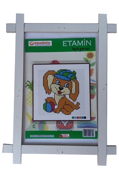 Etamin Seti 23x30 cm 1 Paket Kaneviçe Seti Etamin Kiti Okul Hobi Elişi Sanatsal - 10