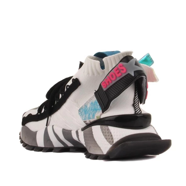 GUJA 24Y303 İTHAL FASHİON TEXTİL KADIN SNEAKER SPOR AYAKKABI - 9