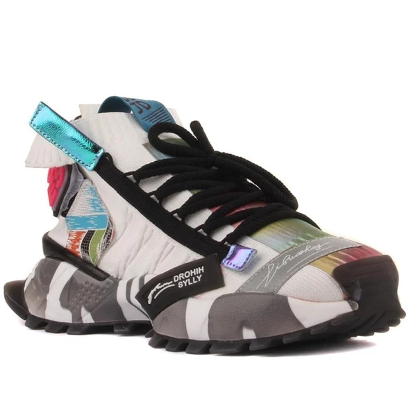 GUJA 24Y303 İTHAL FASHİON TEXTİL KADIN SNEAKER SPOR AYAKKABI - 2