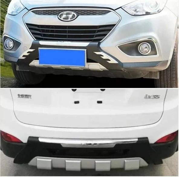 Hyundai ix35 ön ve arka tampon koruma oem 2010+ - 2