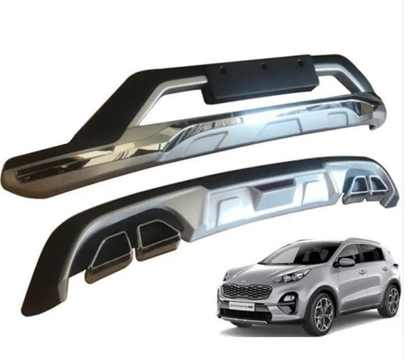 Kia sportage ön ve arka tampon koruma difüzör 2019+ makyajlı kasa uyumlu