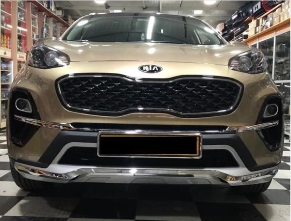 Kia sportage ön ve arka tampon koruma difüzör 2019+ makyajlı kasa uyumlu - 3