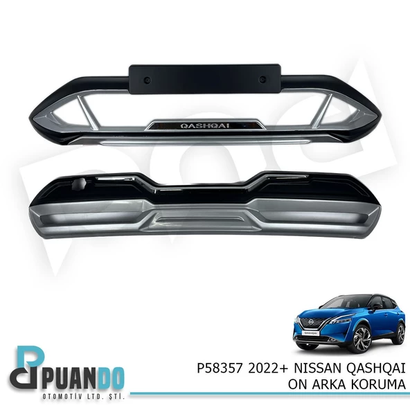 Nissan qashqai difüzör seti ön arka koruma 2021+ - 3
