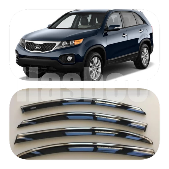 Kia Sorento Kromlu Cam Rüzgarlığı Niken 2010+ ürün görseli 1