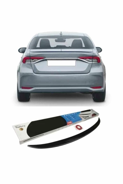 Toyota Corolla Spoiler Piano Black 2019-2023 arası modellere uyumlu Sunplex