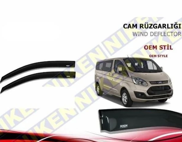 Ford Custom Cam Rüzgarlığı Niken 2li 2012+