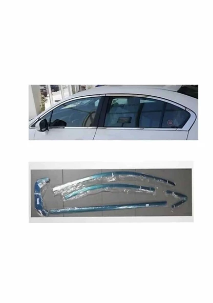 Honda Civic Fb7 Cam Çıtası Çerçevesi Krom Komple 2012-2016 arası 12 parça - 2