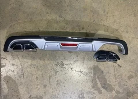 Hyundai tucson arka tampon koruması difüzör 2018-2021 - 4