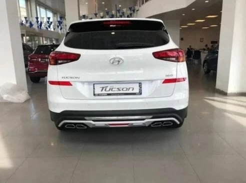 Hyundai tucson arka tampon koruması difüzör 2018-2021 - 2