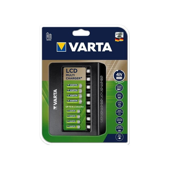 D-light Varta Multi Plus 8’li Şarj Cihazı + 8 x 2700 mAh AA Şarjlı Pil - 2