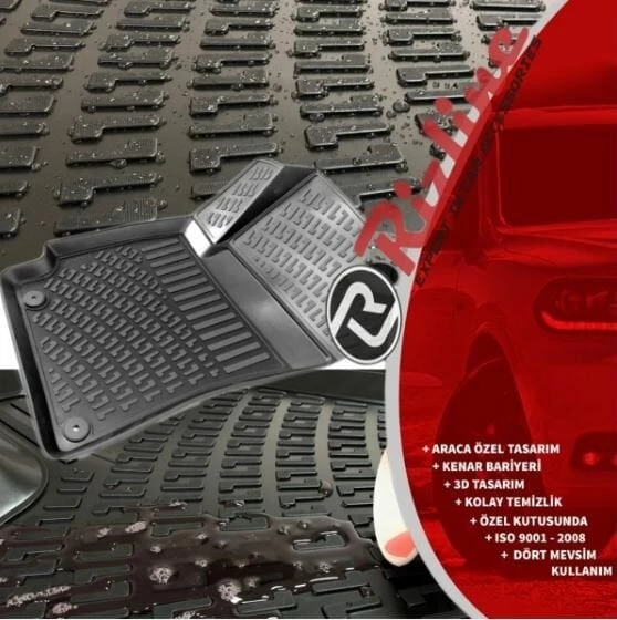 Bmw 5 Serisi E39 3D Paspas Siyah 1996-2003 Arası Rizline - 3