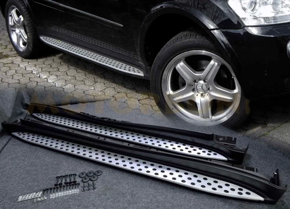 Mercedes ML350 (W164) yan basamak marşbiyel koruma 2006-2012 arası modeller
