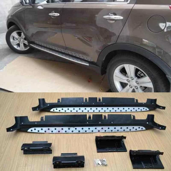 Kia Sportage uyumlu yan basamak marşbiyel koruma 2010-2015 arası modeller - 2