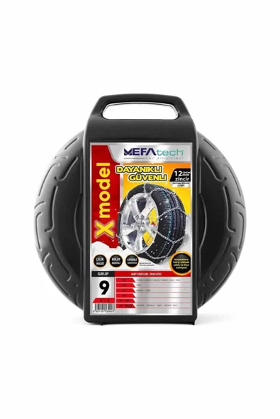 175X13 Ebatlarına Uyumlu Takmatik X tipi Kar Patinaj Zinciri Prozin - 4